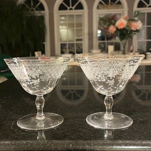 Vintage Sherbet Glasses / Barware - Set of 2